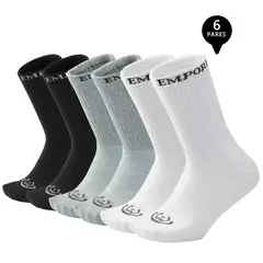GIOVACCHINO - Pack de 6 Calcetines Largos Deportivos Hombre