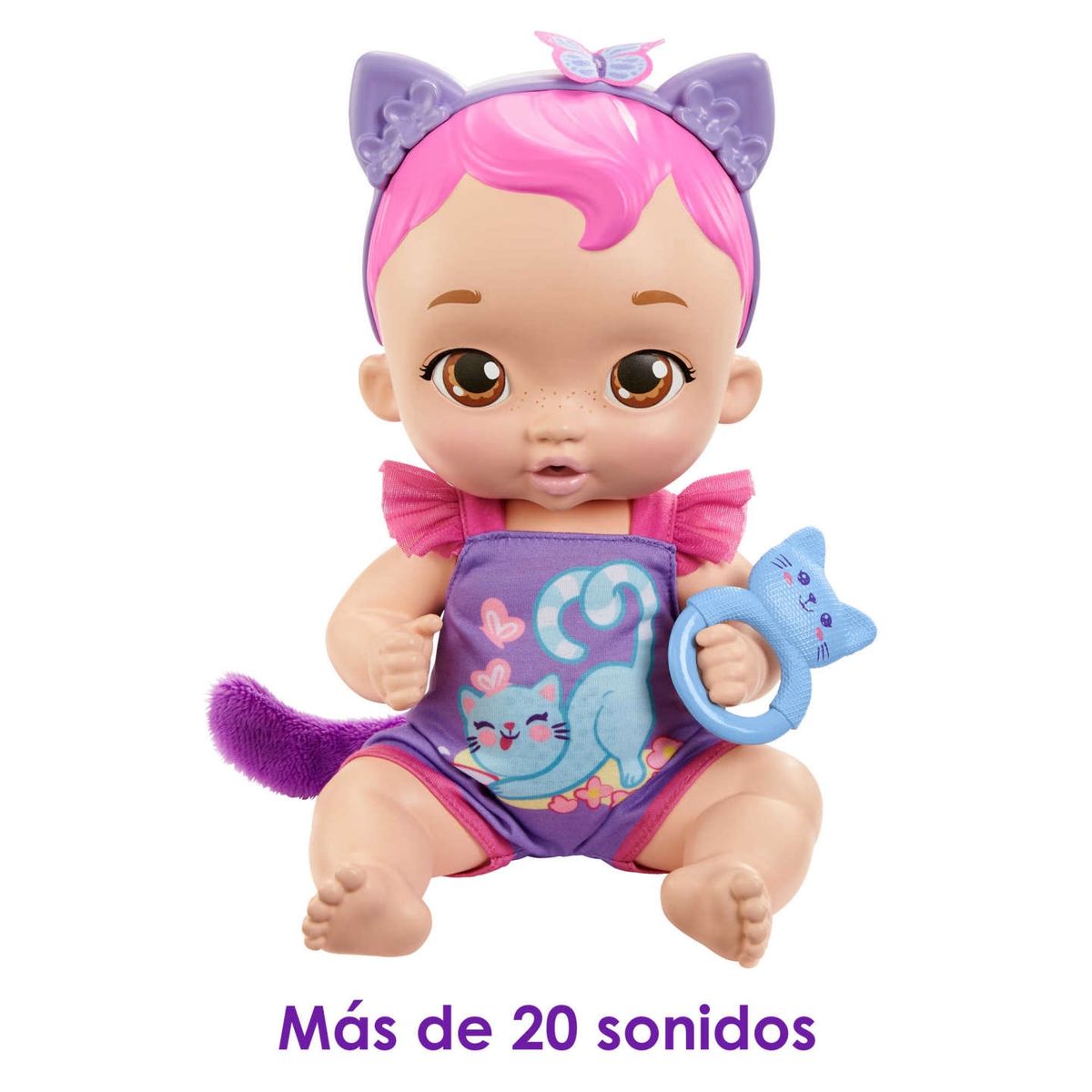 MY GARDEN BABY - Muñeca My Garden Baby comiditas y cariño, 20 Sonidos