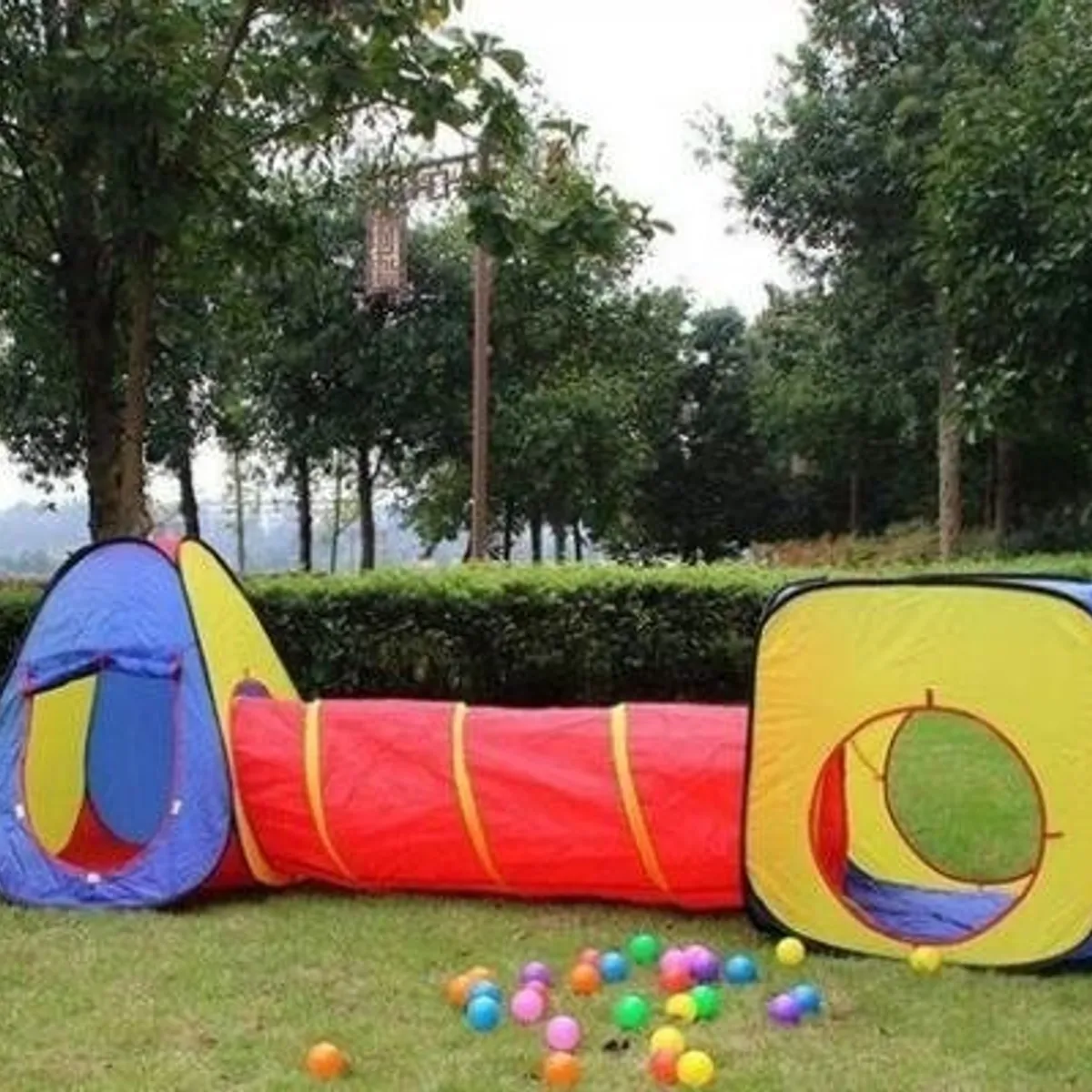 GENERICO - Carpa para exteriores para niños con túnel incluido