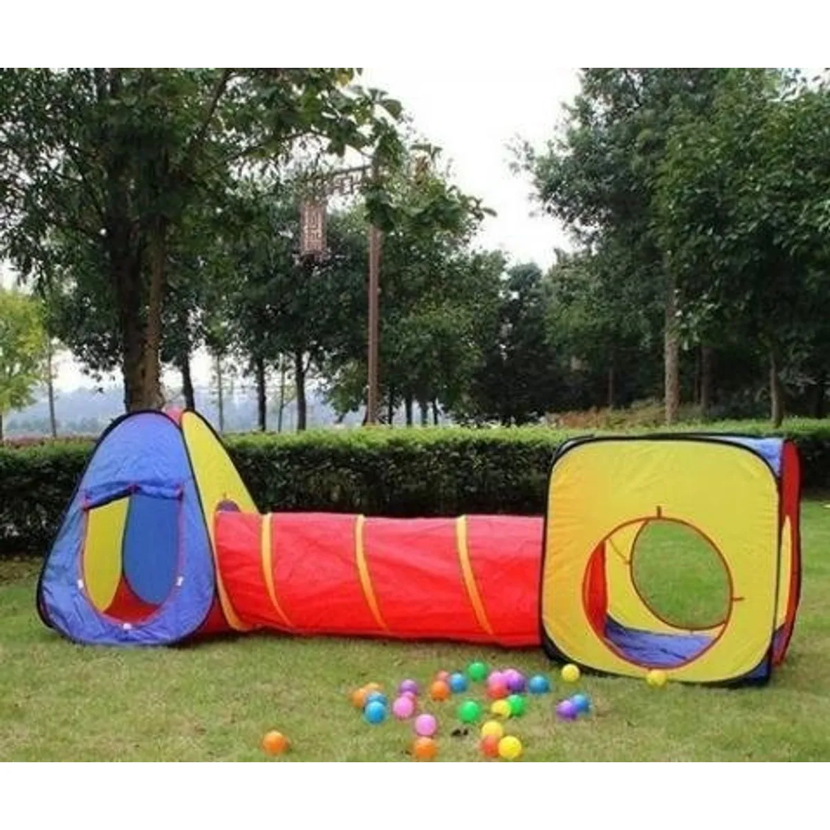 GENERICO - Carpa para exteriores para niños con túnel incluido