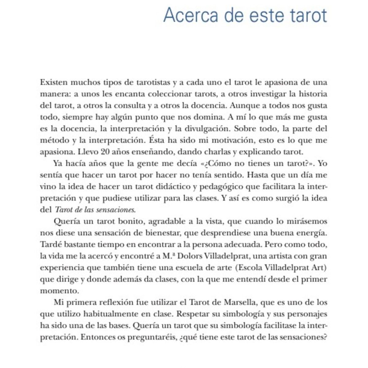 EDICIONES OBELISCO - Tarot De Las Sensaciones (Libro + Cartas)