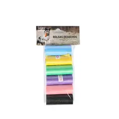 HOMEWELL - Bolsas para Desechos de Perro (6u)