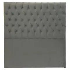 WALTHER - Respaldo Capitone 2 plazas gris