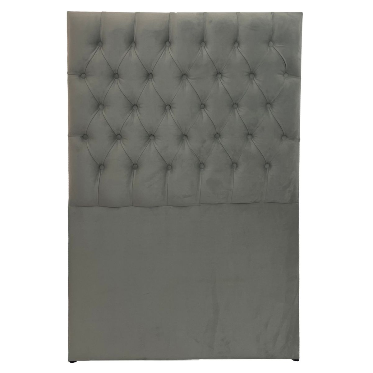 WALTHER - Respaldo Capitone 1 plaza gris