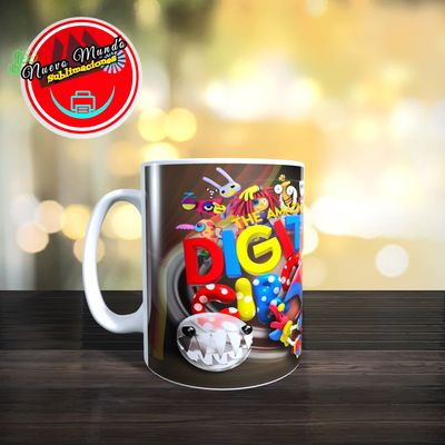 Imagen 2 del producto Taza Blanca De Fabuloso Circo Digital