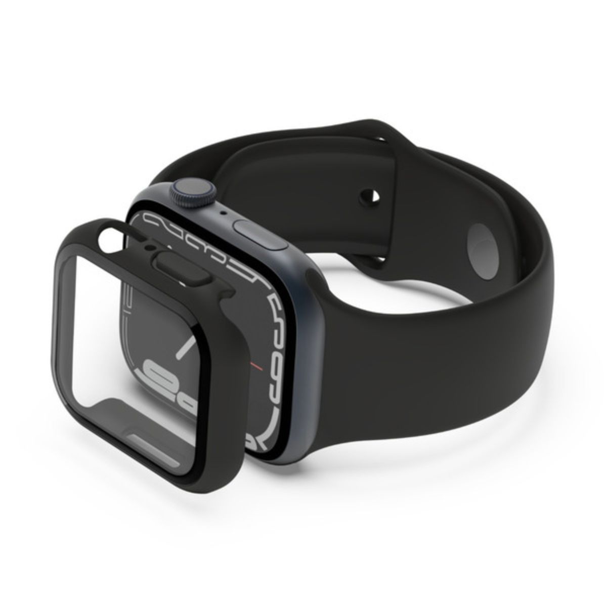 BELKIN - Bumper para Apple Watch Serie 8/ 7/6 y SE 45mm Belkin Negro