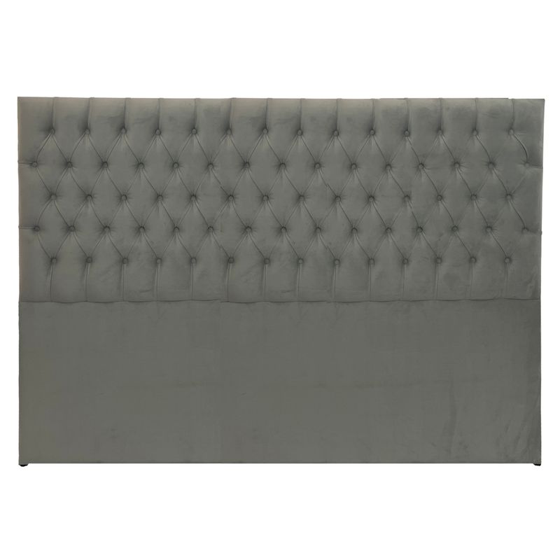 WALTHER - Respaldo Capitone Súper King gris