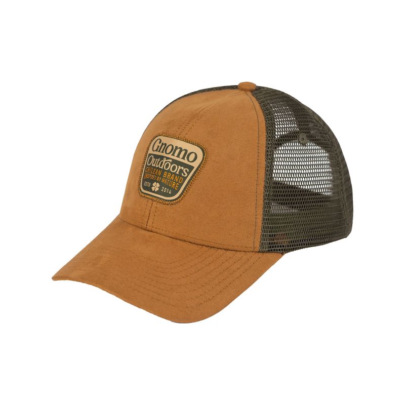 GNOMO - Gorro Trucker Suede GNOUT Caramel Gnomo