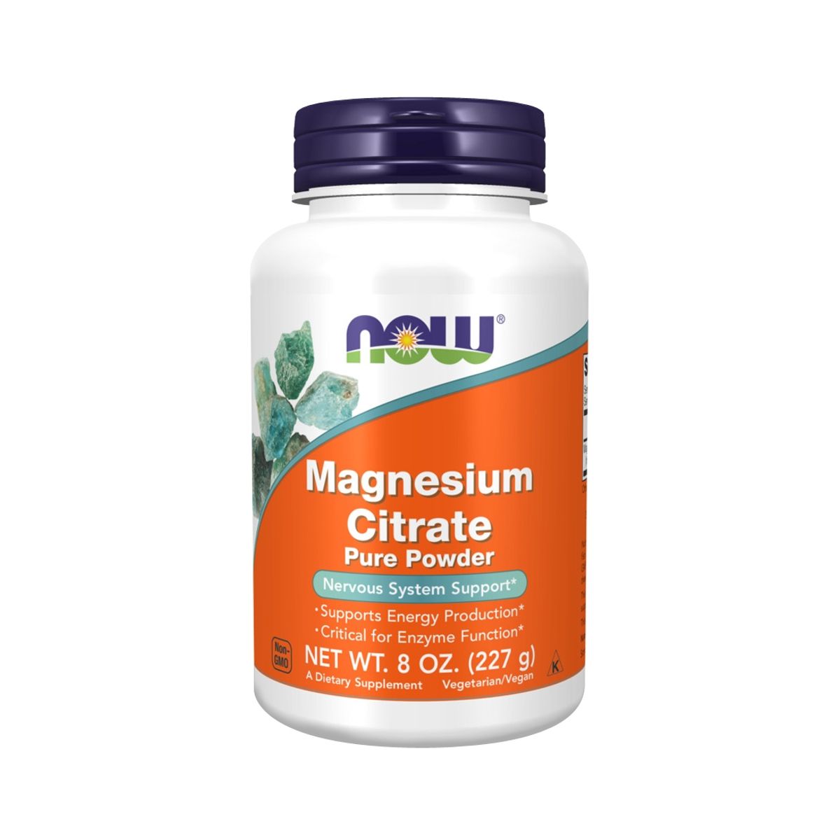 NOW - Magnesium Citrate 227 grs - Now Foods