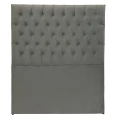 WALTHER - Respaldo Capitone 1,5 plazas gris