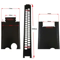GENERICO - Riel Para Rana De Oxicorte De 1.80 Mts