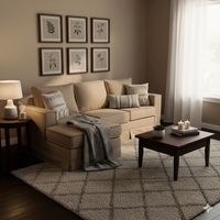 Seccional Siena beige con resortes Sistema de resortes pocket spring