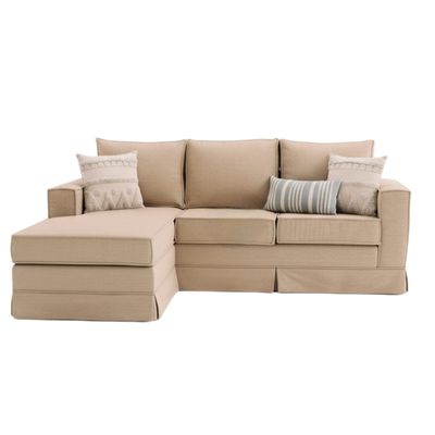 Imagen 2 del producto Seccional Siena beige con resortes Sistema de resortes pocket spring