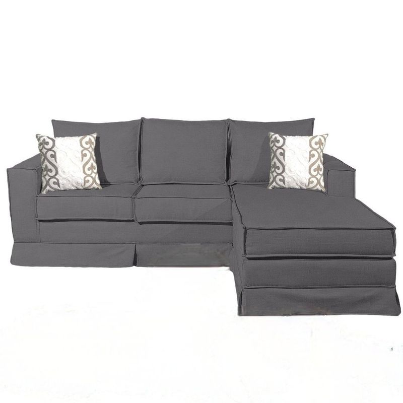 MUNDO LIVING - Seccional siena marengo intercambiable con resortes pocket spring