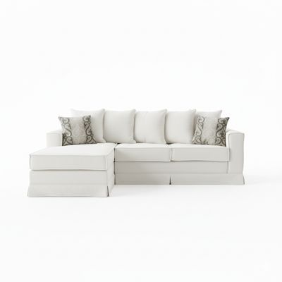 Imagen 2 del producto Seccional Intercambiable Provenza Blanco Invierno con Resortes