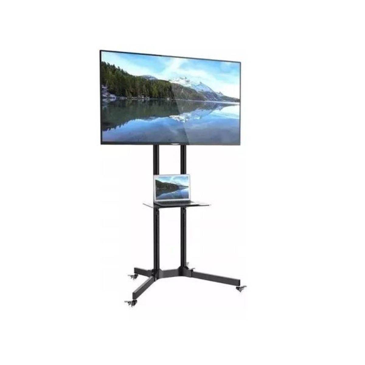 IRM - Soporte Tv Base Pedestal Rueda Televisor 32 A 70p Pulgadas