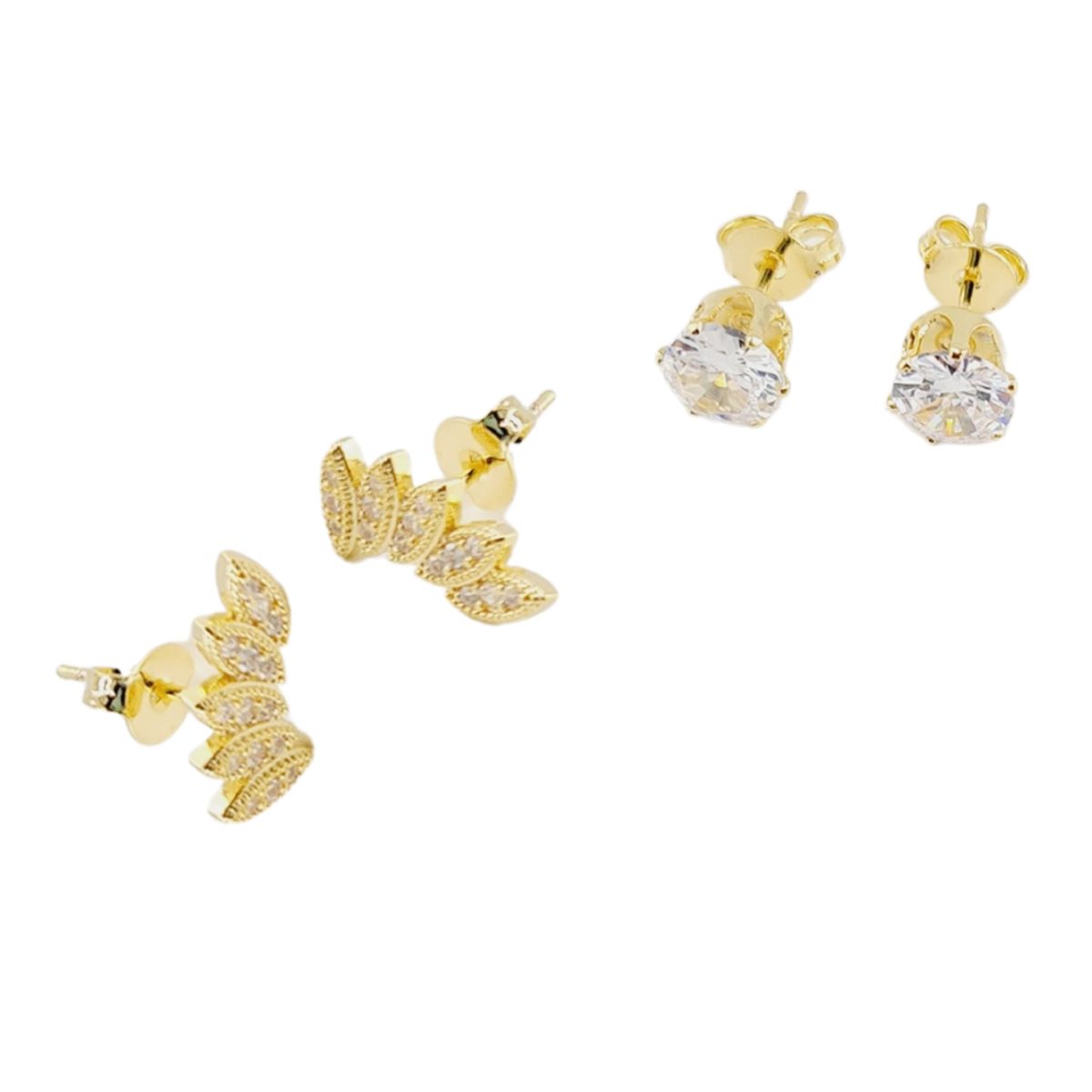 JOYAS MONTERO - Pack  Aros Julieta Gold Baño de Oro 24K