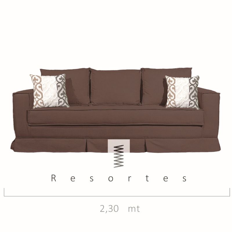 MUNDO LIVING - SOFA  3 CUERPOS SIENA