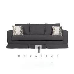 GENERICO - SOFA SIENA 3 CUERPOS MARENGO MUNDO LIVING RESORTES