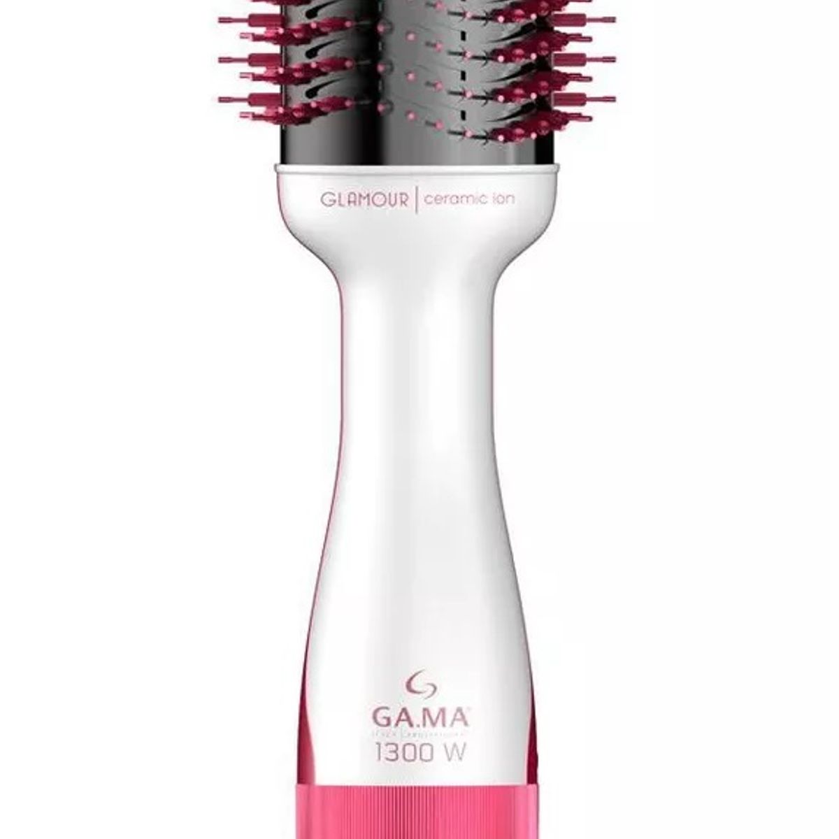 GAMA - Cepillo Secador Voluminizador Gama Glamour Ceramic Ion Rosa 1300w