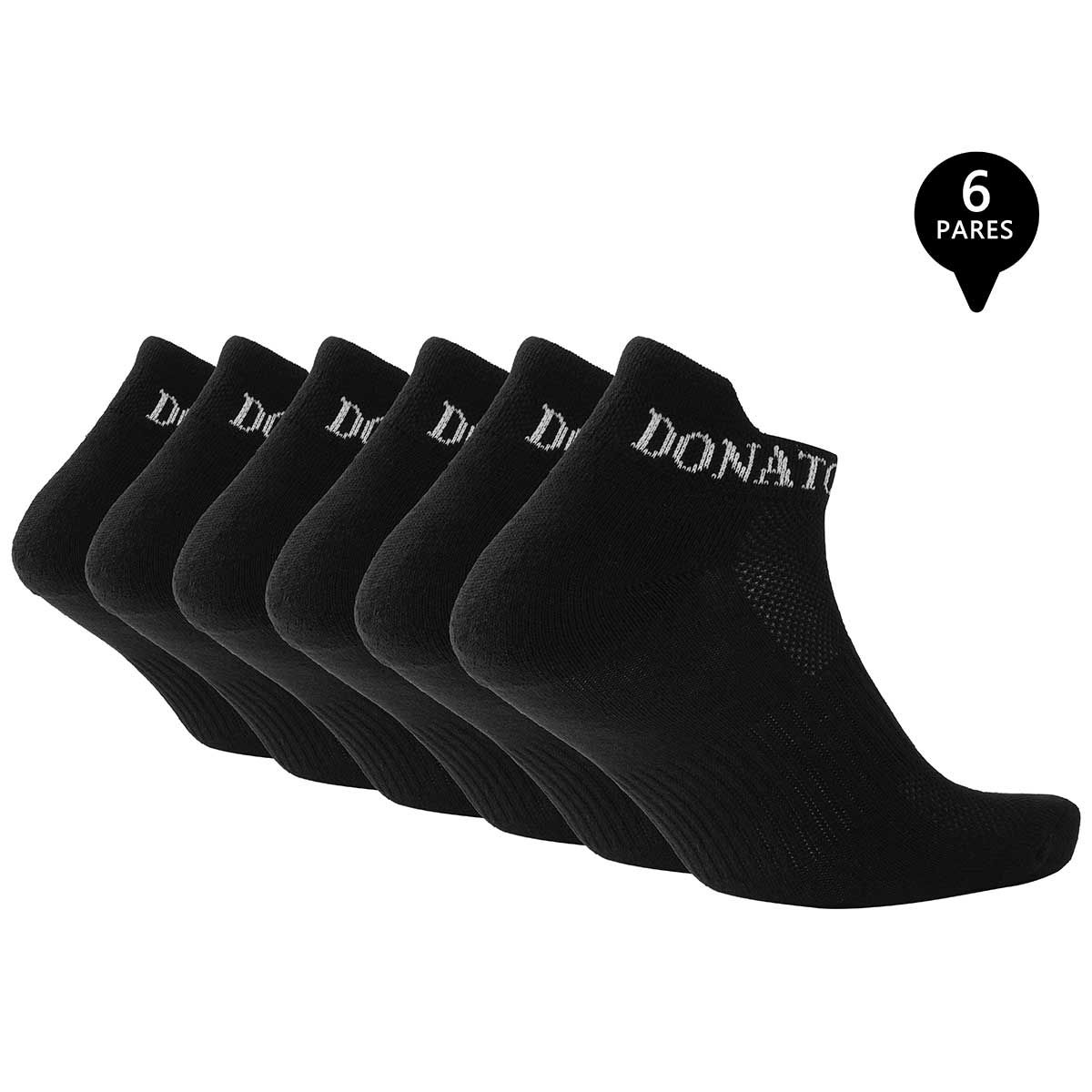 GIOVACCHINO - Pack de 6 Calcetines Tobilleros Deportivos Hombre
