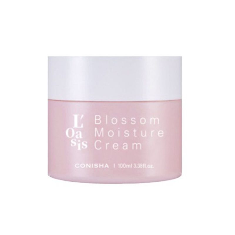 CONISHA - Crema Facial Coreana Oasis Blossom Moisture con Aceite de Rosas.-