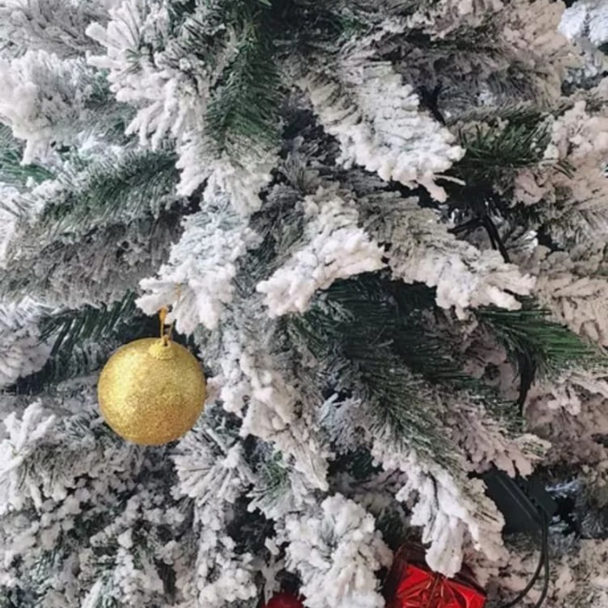 GENERICO - Arbol De Navidad Nevado De 210cm