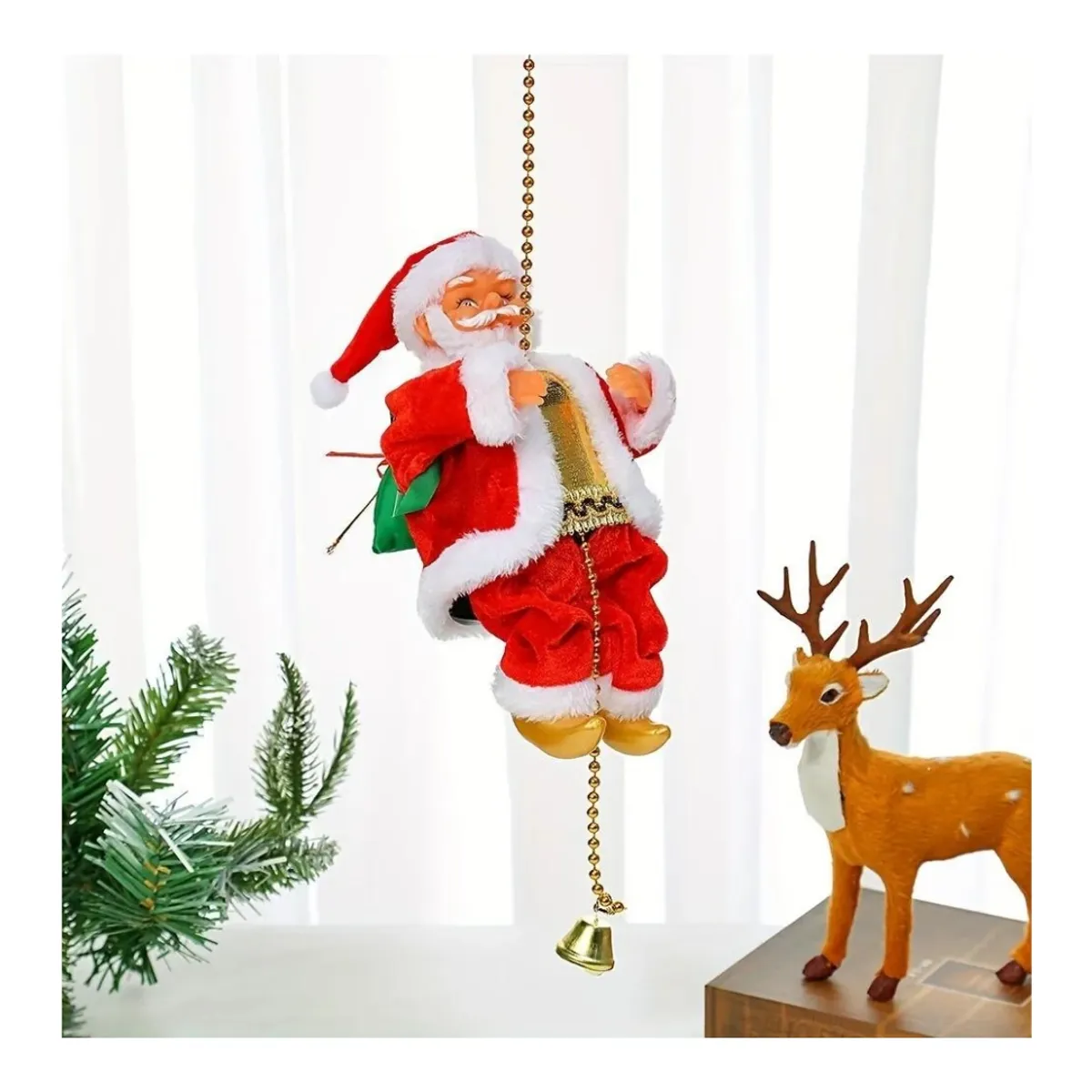 GENERICO - Pascuero Santa Claus Musical Escalador Navidad