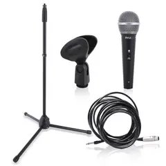 PYLE - Micrófono Dinamico con Pedestal