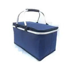 AUCKLAND OUTDOOR - Bolso Termico Plegable Azul Marino Cooler Canasta Picnic
