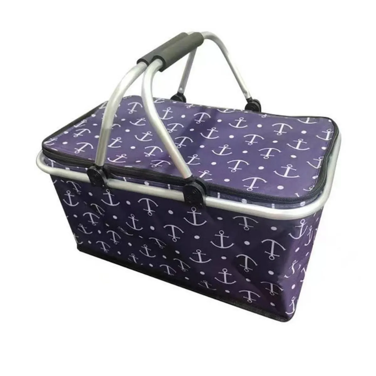 AUCKLAND OUTDOOR - Bolso Termico Plegable Anclas Cooler Canasta Picnic
