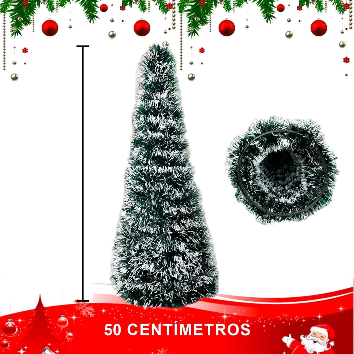GENERICO - Arbol De Navidad Decorativo 50 Cm Interior-exterior Modelo04