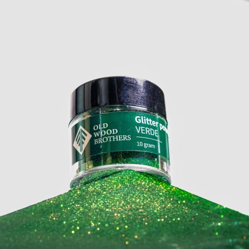 OLD WOOD BROTHERS - Pigmento Glitter Old Wood Brothers Verde