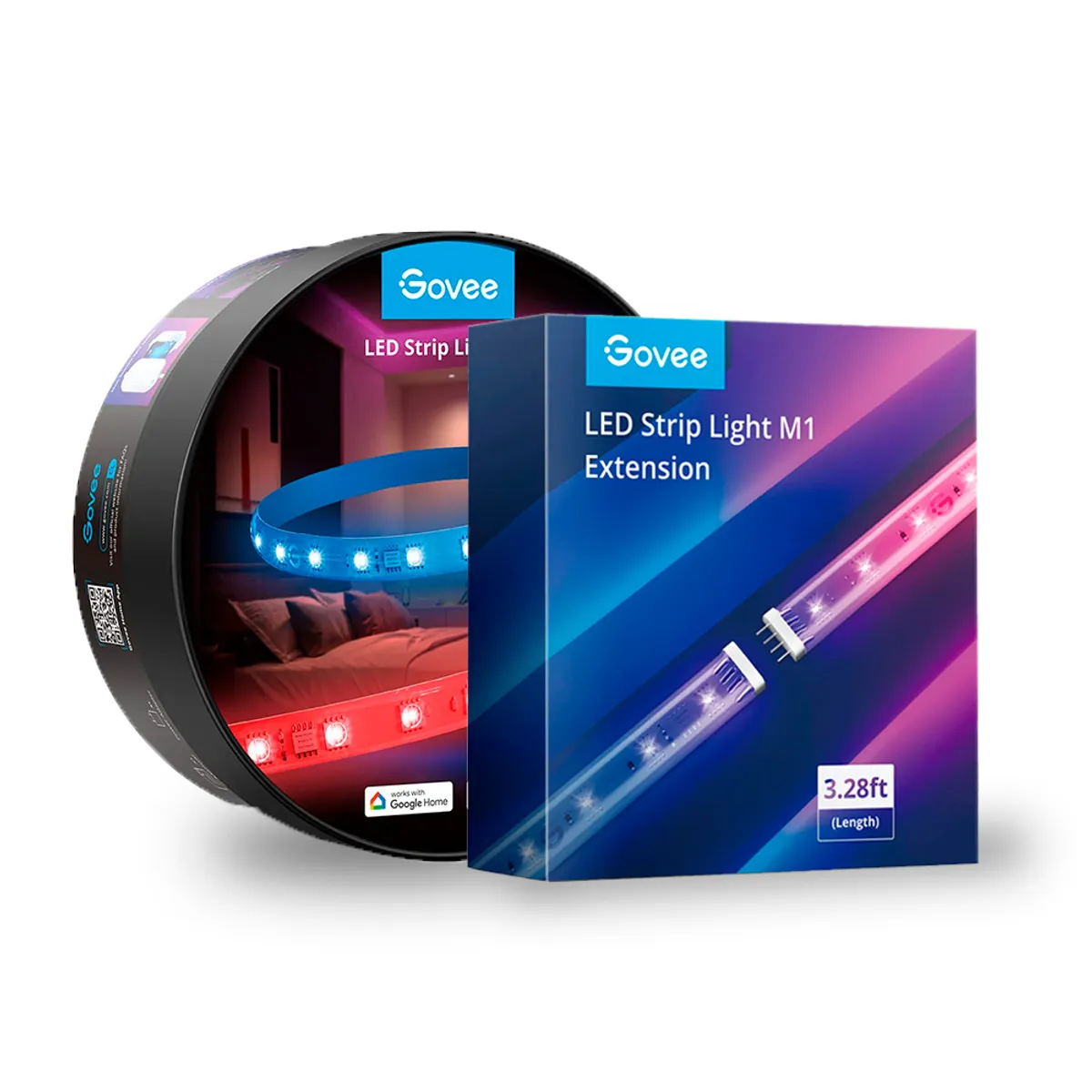 GOVEE - Kit Tira de Luces Led RGBIC 5 Mts M1 Wifi + Extensión 1 Mts