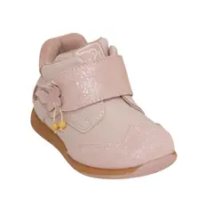 PILLIN - Zapato Bebé Niña Aplicación Mariposa En Velcro Rosado