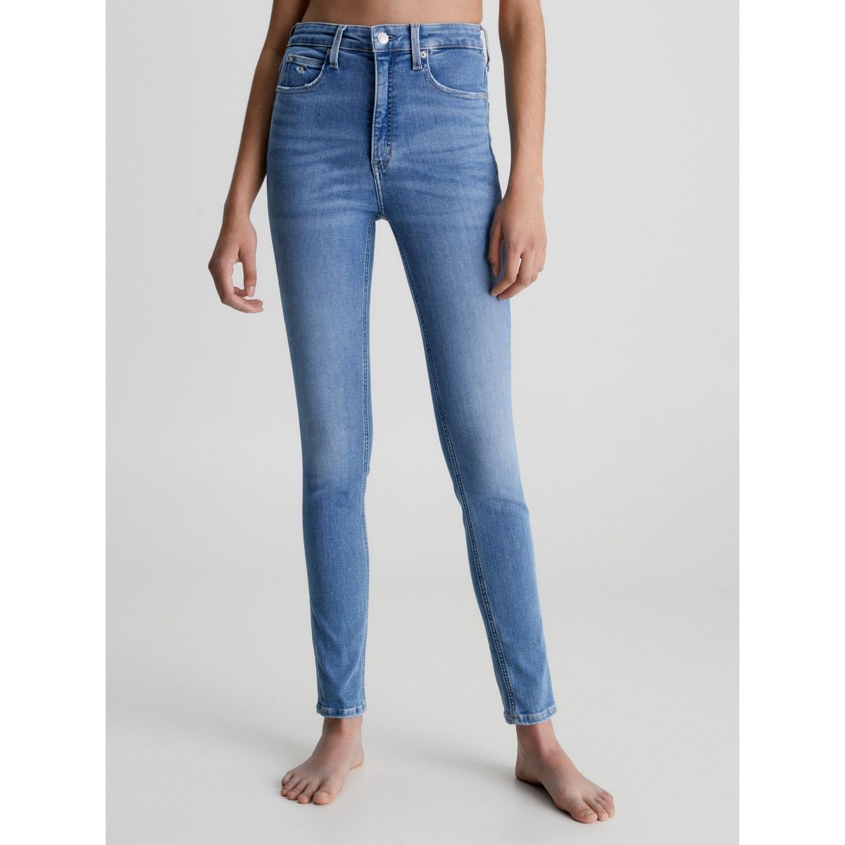 CALVIN KLEIN - Jeans High Rise Skinny Azul Calvin Klein
