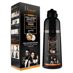GENERICO - Shampoo Colorante Tinte Cubre Canas Negro Argan