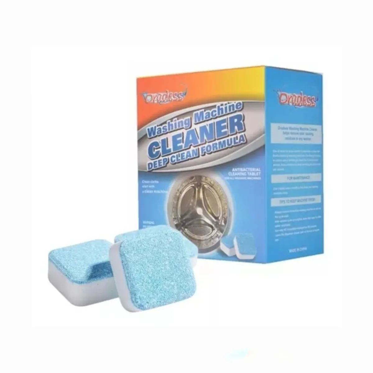 GENERICO - 12x Pastillas Efervescentes Limpieza De Máquina Lavadora