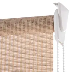 BERTEX - Cortina Roller Fibra 85cm de ancho x 170cm de alto Persiana