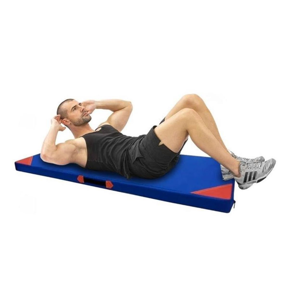 GENERICO - Colchoneta De Ejercicio Con Manillas PU 100x50x5 cm