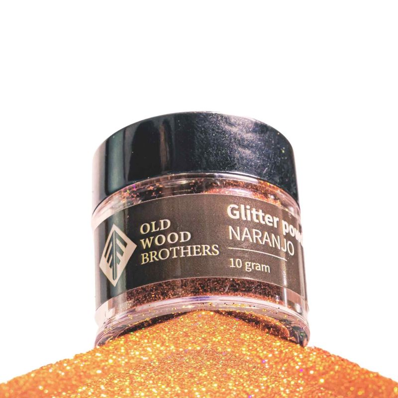 OLD WOOD BROTHERS - Pigmento Glitter Old Wood Brothers Naranjo