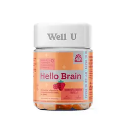 WELL U - GOMITAS OMEGA 3 Y 6 VITAMINA B Y C HELLO BRAIN 60 UN