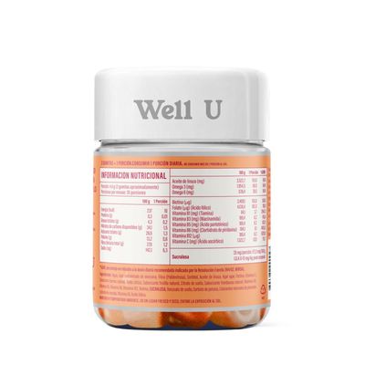 Imagen 2 del producto GOMITAS OMEGA 3 Y 6 VITAMINA B Y C HELLO BRAIN 60 UN
