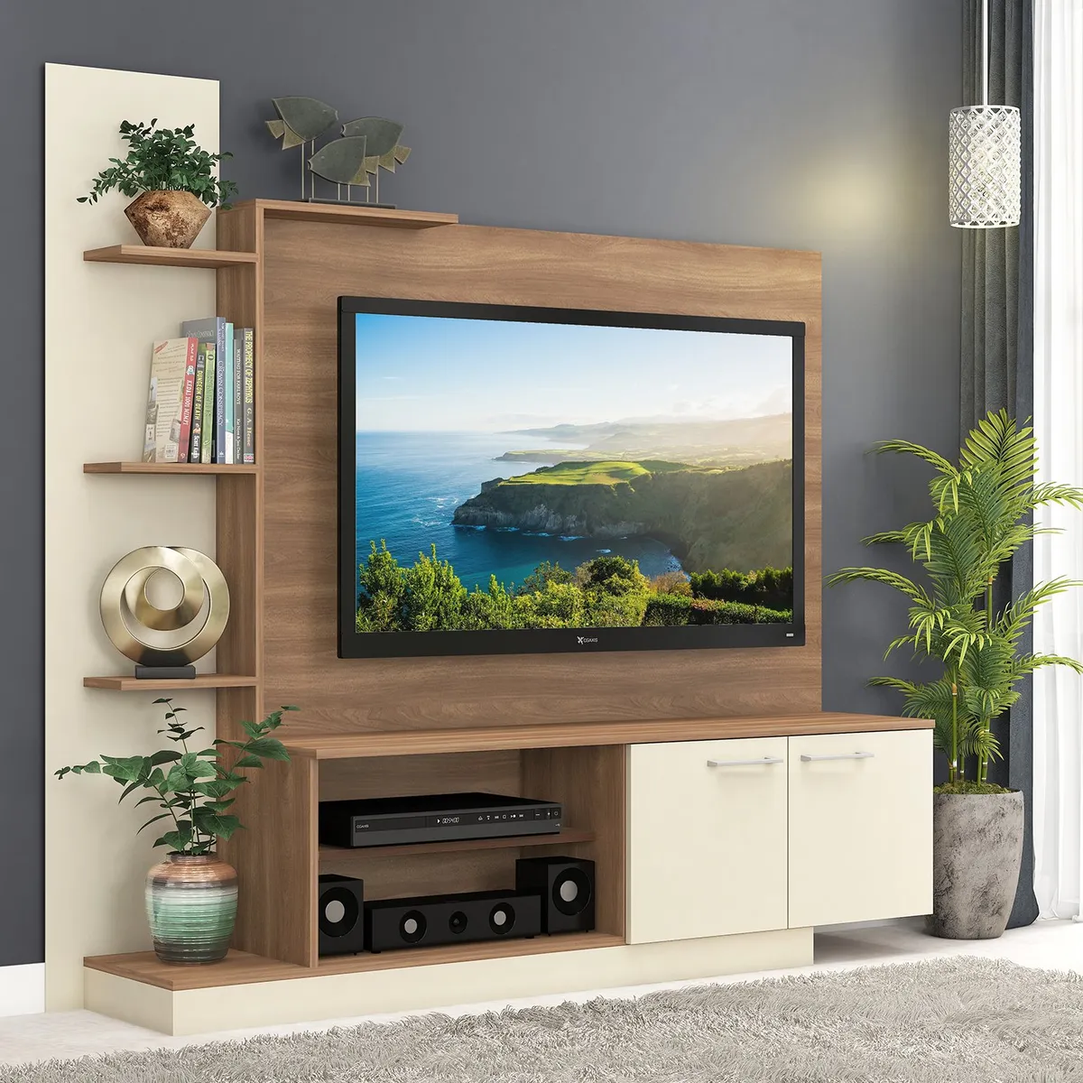 VEKKAHOME - HOME TV REINA 55’’ CAFÉ POLI