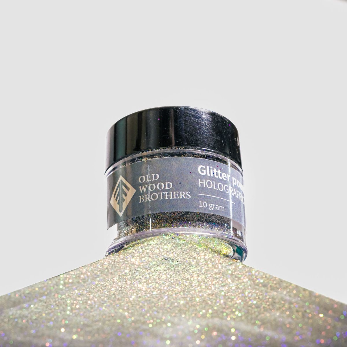 OLD WOOD BROTHERS - Pigmento Glitter Old Wood Brothers Holográfico Base