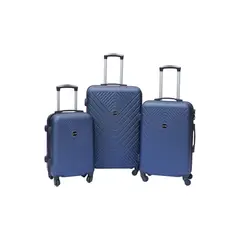 DANICOLLE - Pack Maleta ABS Azul