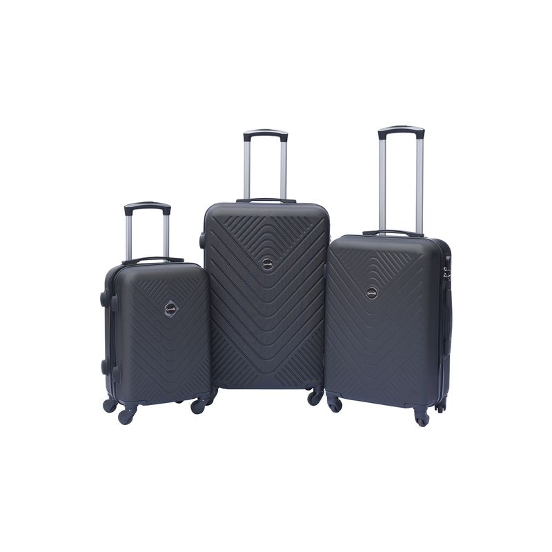 DANICOLLE - Pack Maleta ABS Negro DANICOLLE