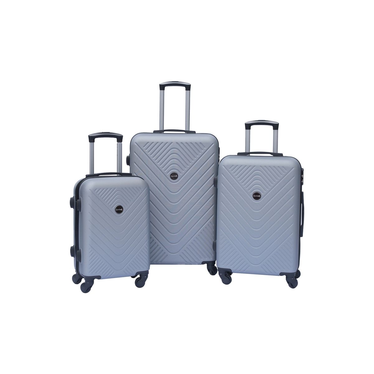 DANICOLLE - Pack Maleta ABS Gris DANICOLLE