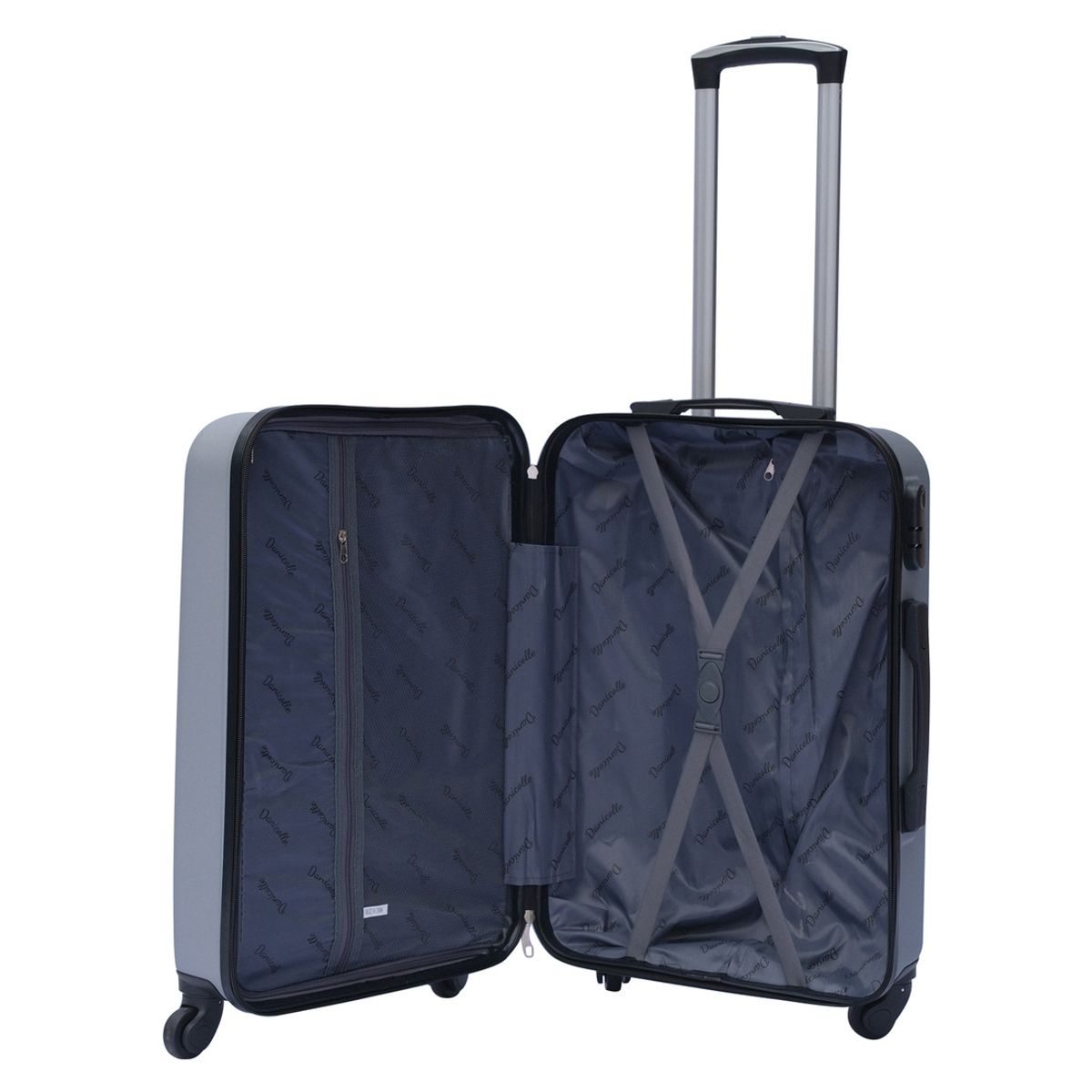 DANICOLLE - Pack Maleta ABS Gris DANICOLLE