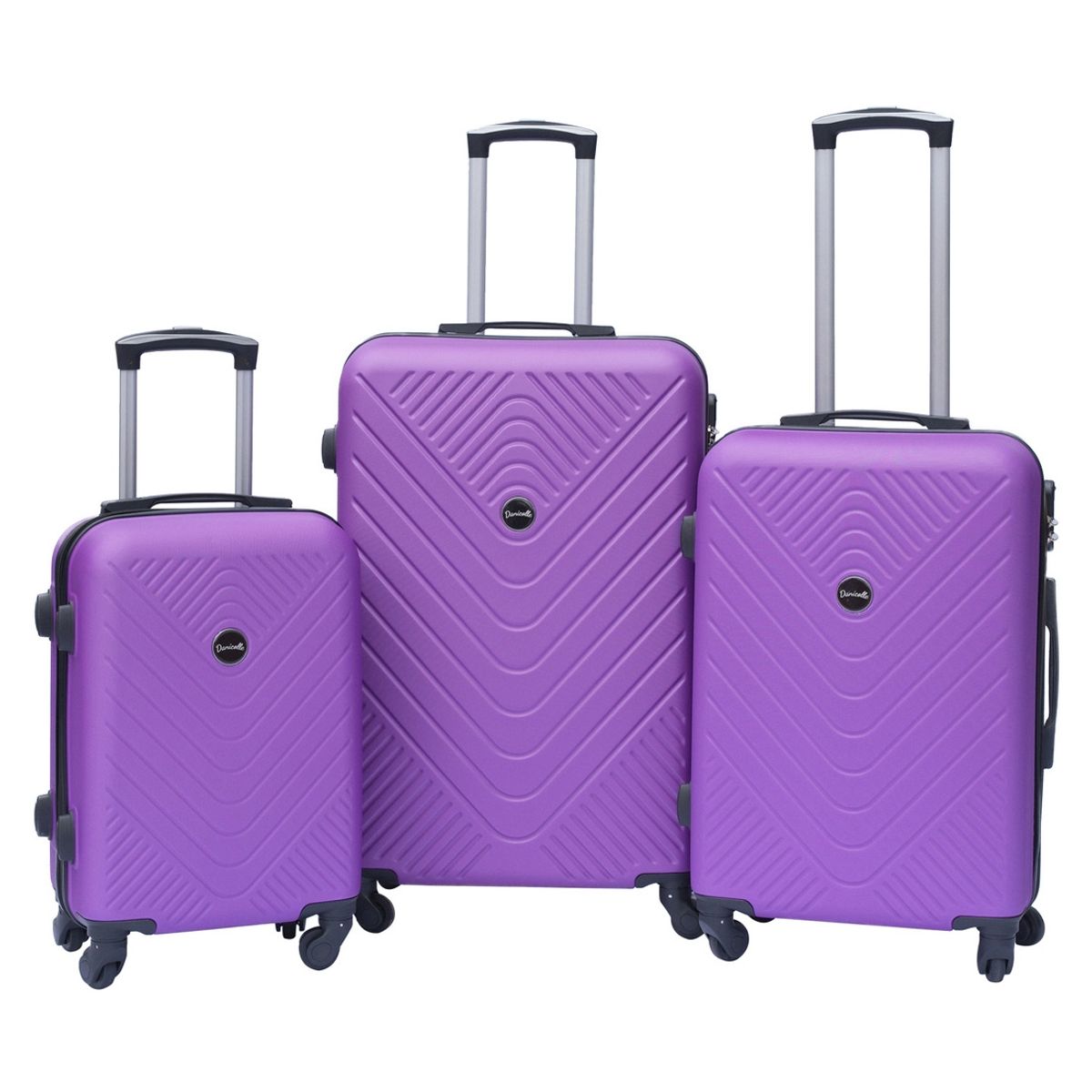 DANICOLLE - Pack Maleta ABS Morado DANICOLLE
